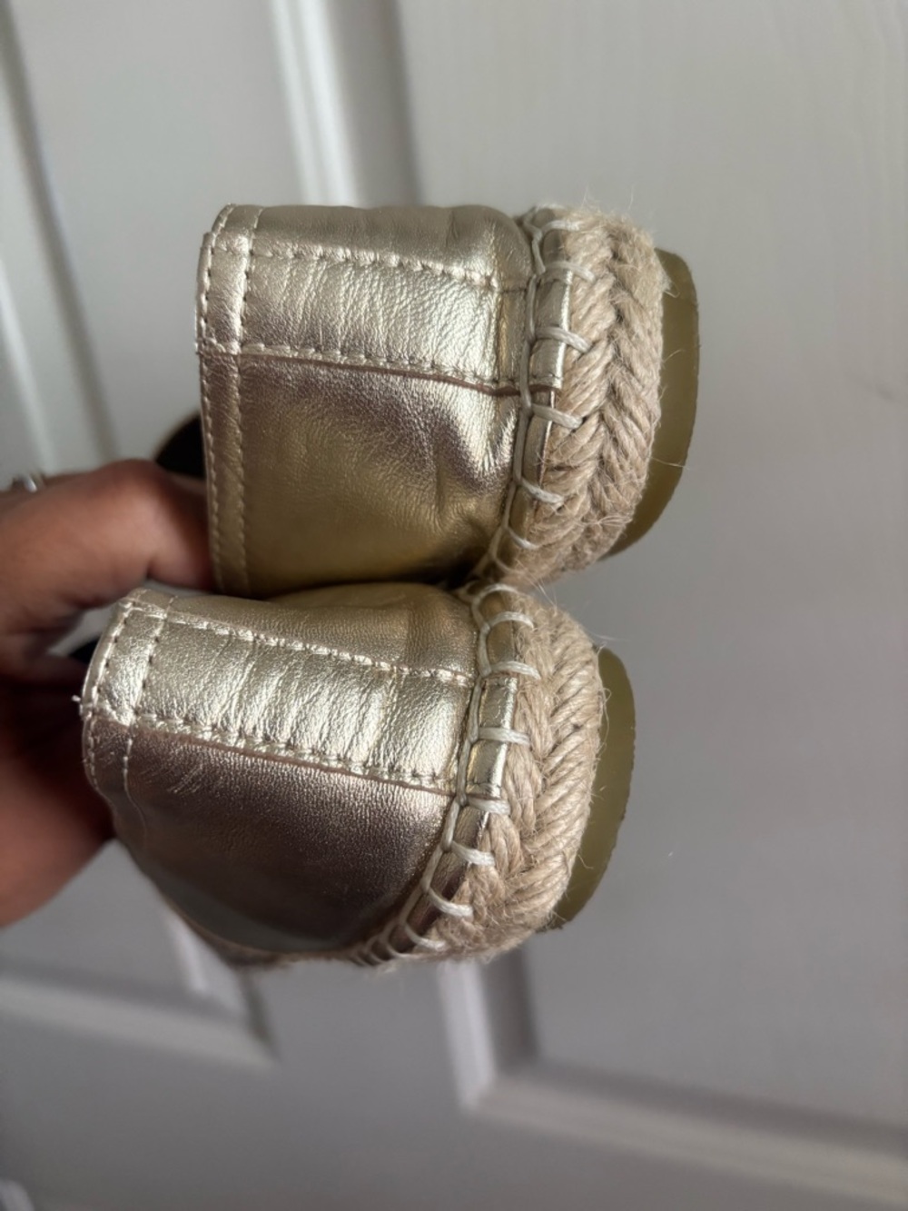 YSL Gold Espadrilles size 6 - Picture 4 of 6